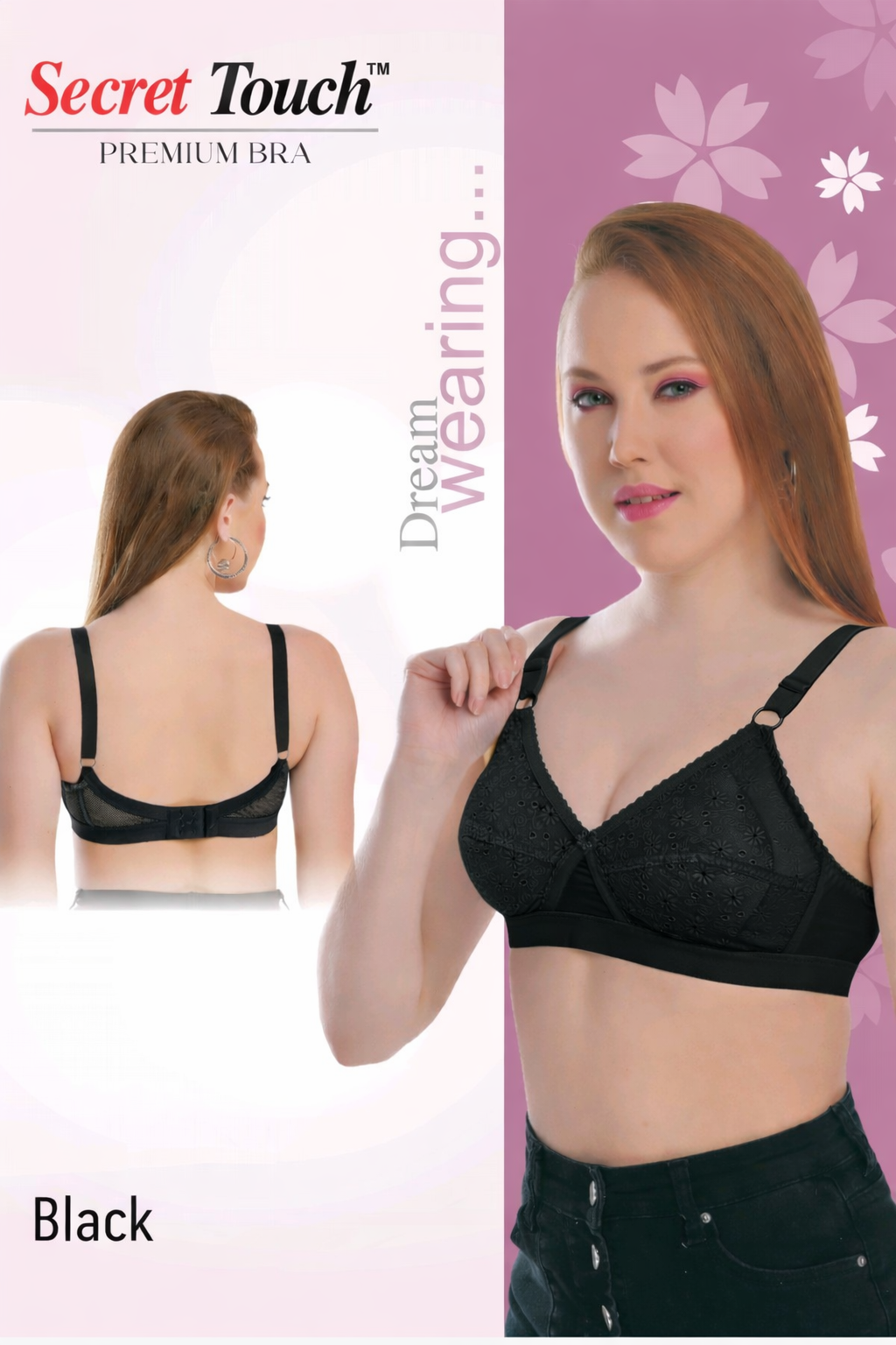 valentine full net bra for women 3pc combo pack
